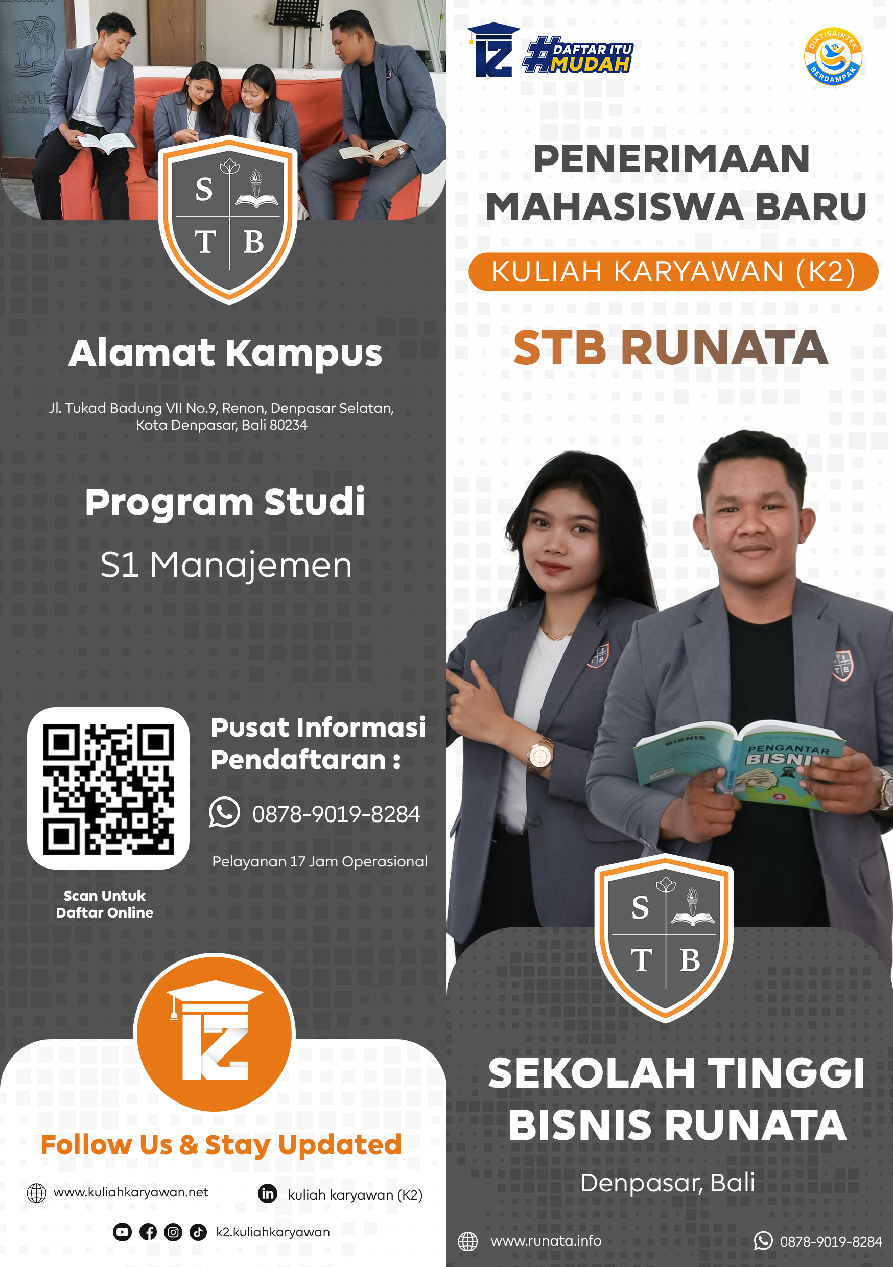 Brosur Sekolah Tinggi Bisnis Runata