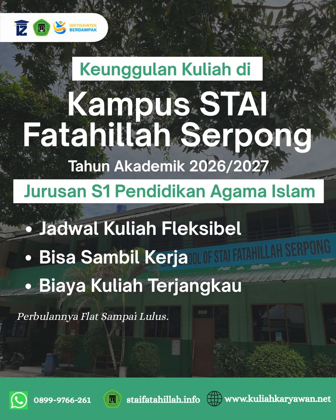 Pendaftaran Mahasiswa Baru STAI Fatahillah Serpong Semester Ganjil 2026/2027