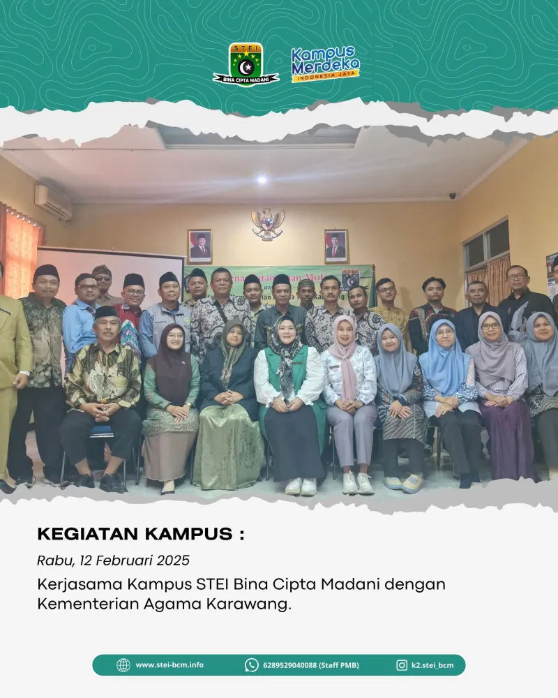 STEI Bina Cipta Madani Jalin Kerja Sama Strategis dengan Kementerian Agama Karawang