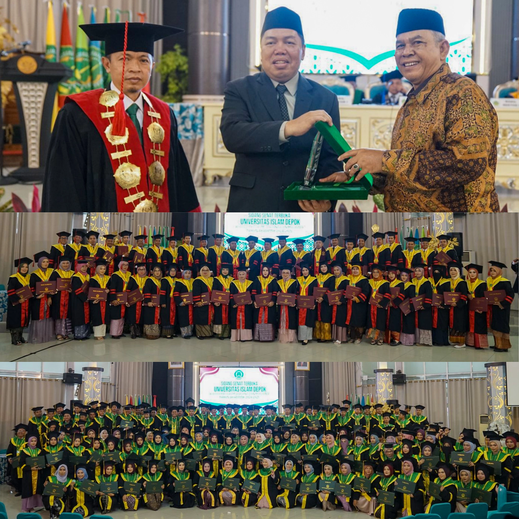 Sidang Terbuka Senat Wisuda Ke XIX Sarjana dan Pascasarjana Univeristas Islam Depok