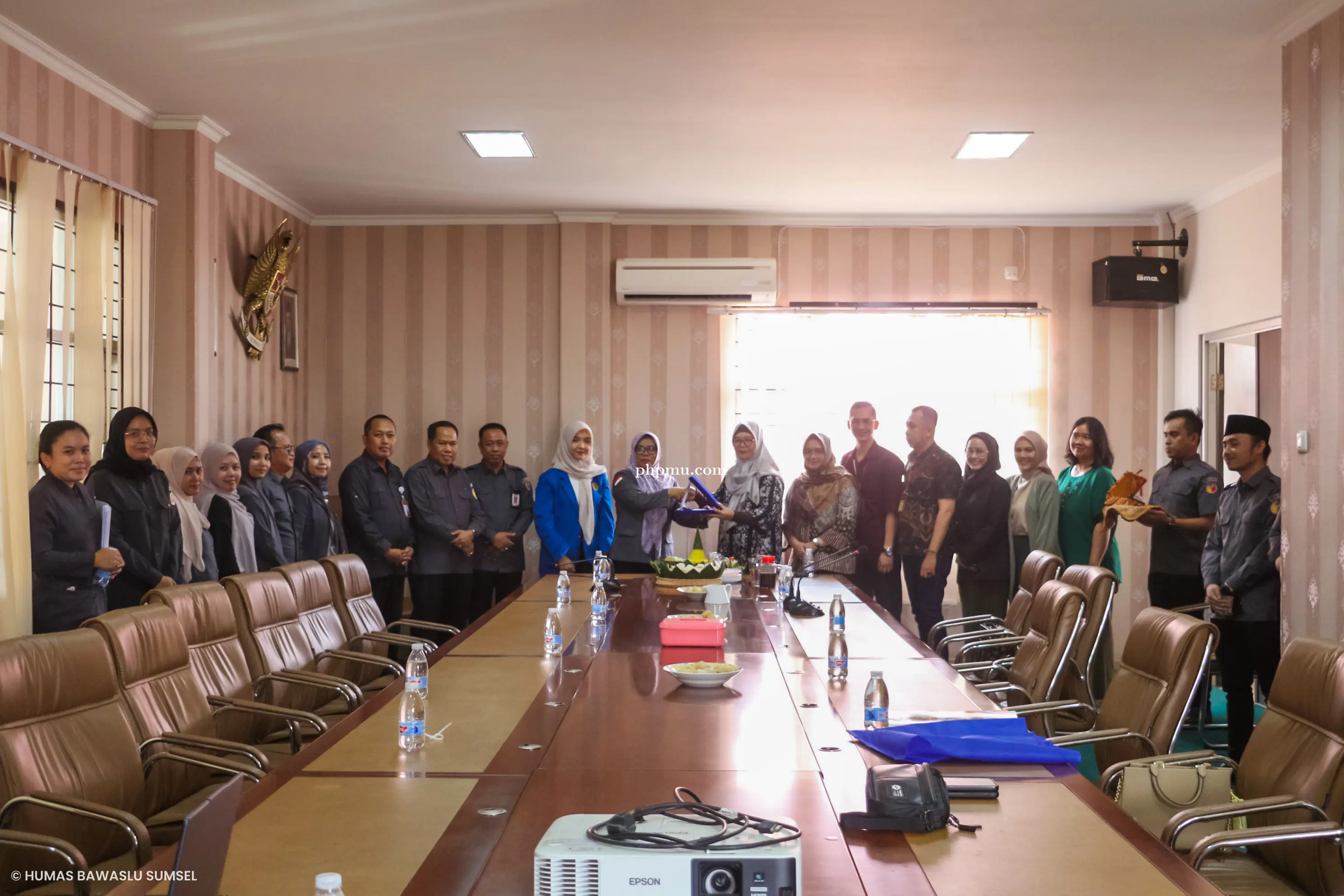 Audiensi Kerjasama Dengan BAWASLU Sumatera Selatan