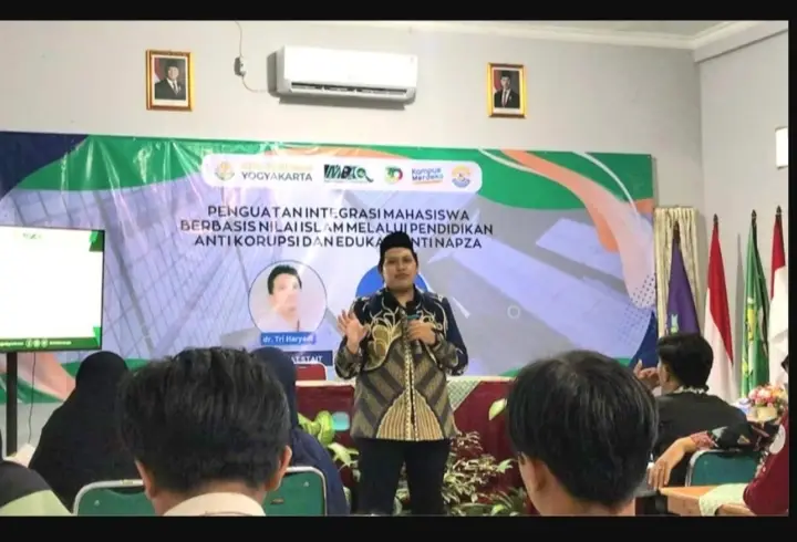 Seminar Pendidikan Anti Korupsi dan Edukasi Anti NAPZA STAI Terpadu Yogyakarta